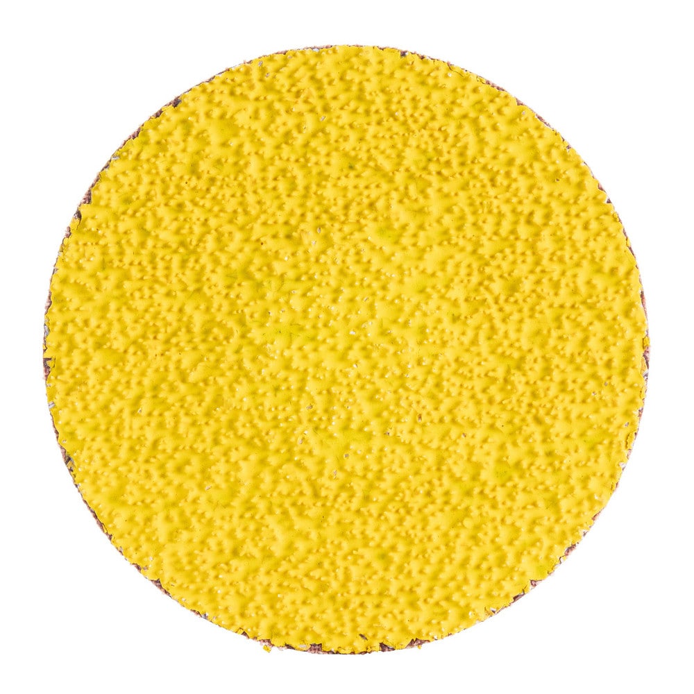 Quick-Change Disc: Type S, 3" Dia, 36 Grit, Ceramic Alumina, Coated