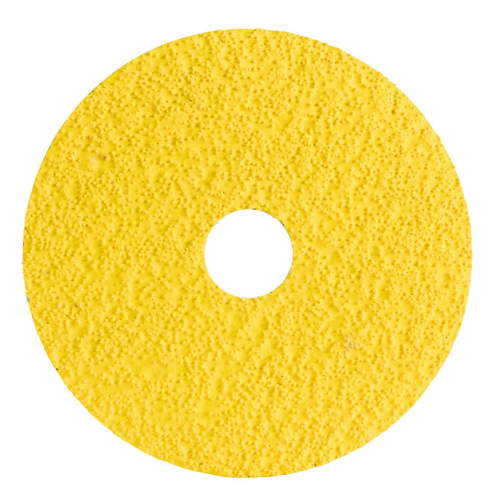 Fiber Disc: 4-1/2" Disc Dia, 7/8" Hole, Arbor Hole, 36 Grit, Premium Ceramic Alumina