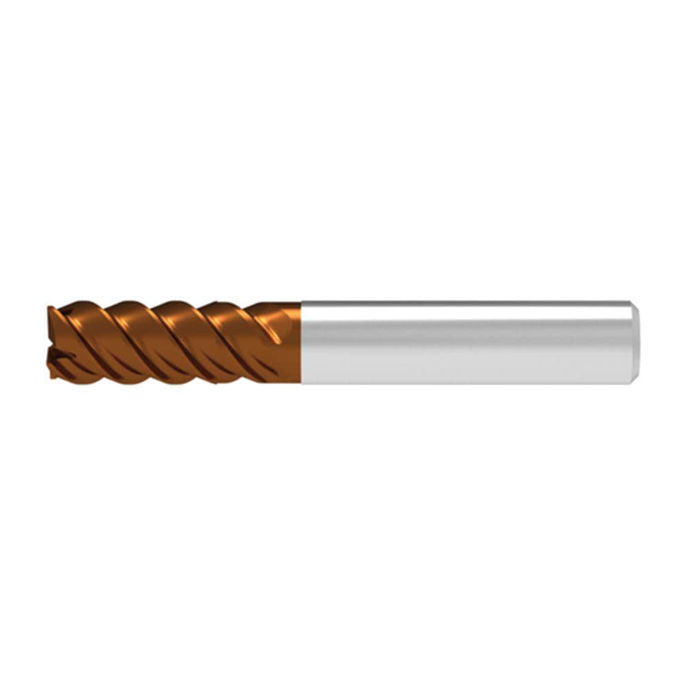 Corner Radius End Mill: 12.00 mm Dia, 24.00 mm LOC, 0.05 mm Radius, 4 Flute, Solid Carbide