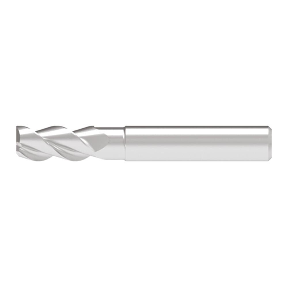 Corner Radius End Mill: 6.00 mm Dia, 13.00 mm LOC, 0.50 mm Radius, 3 Flute, Solid Carbide
