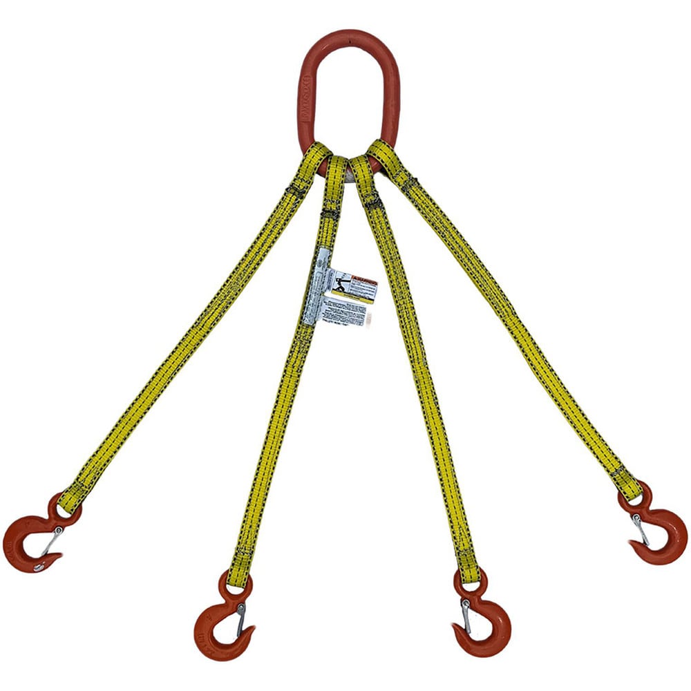 Bridle, Type 10 Web Sling: 12' Long, 1" Wide, Polyester