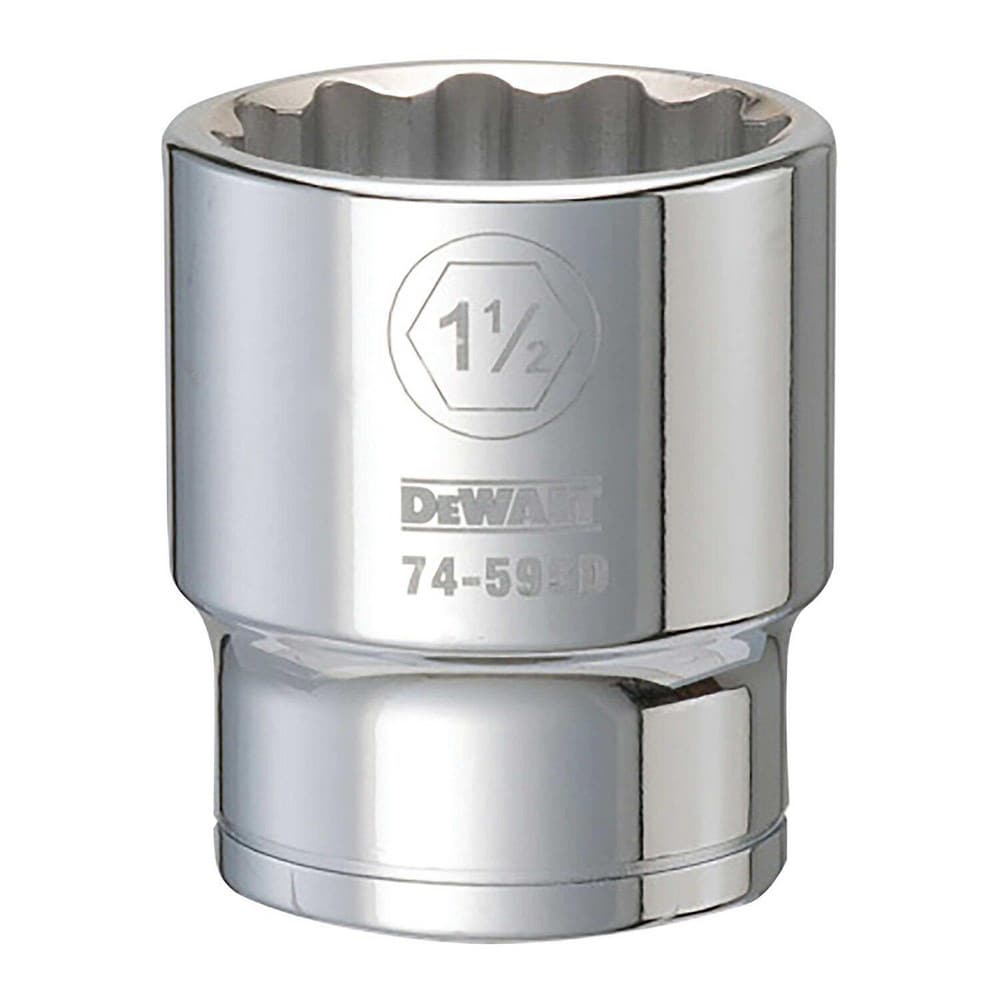 Standard Hand Socket: 3/4" Drive, 1-1/2" Socket, 12-Point