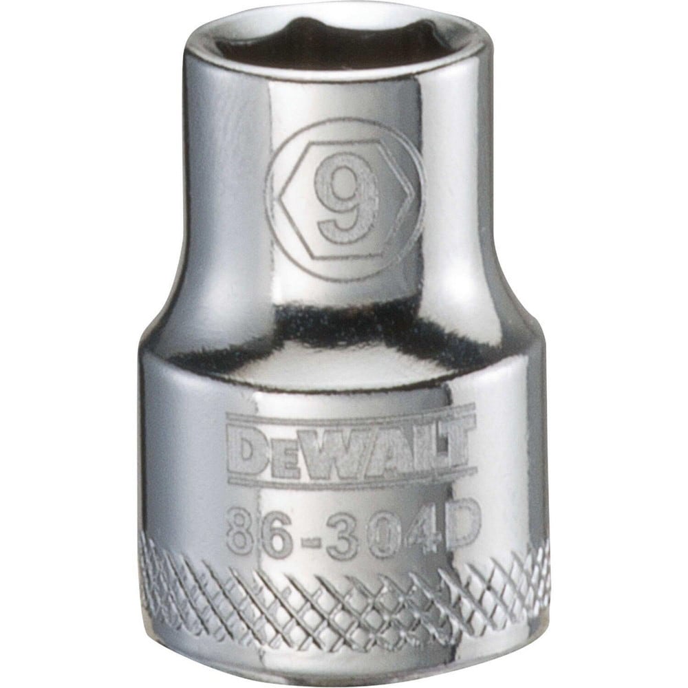 Standard Hand Socket: 3/8" Drive, 9.00 mm Socket, 6-Point