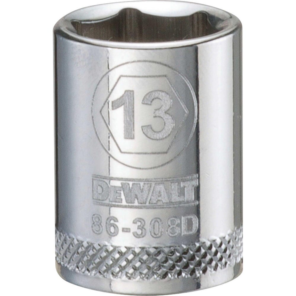 Standard Hand Socket: 3/8" Drive, 13.00 mm Socket, 6-Point