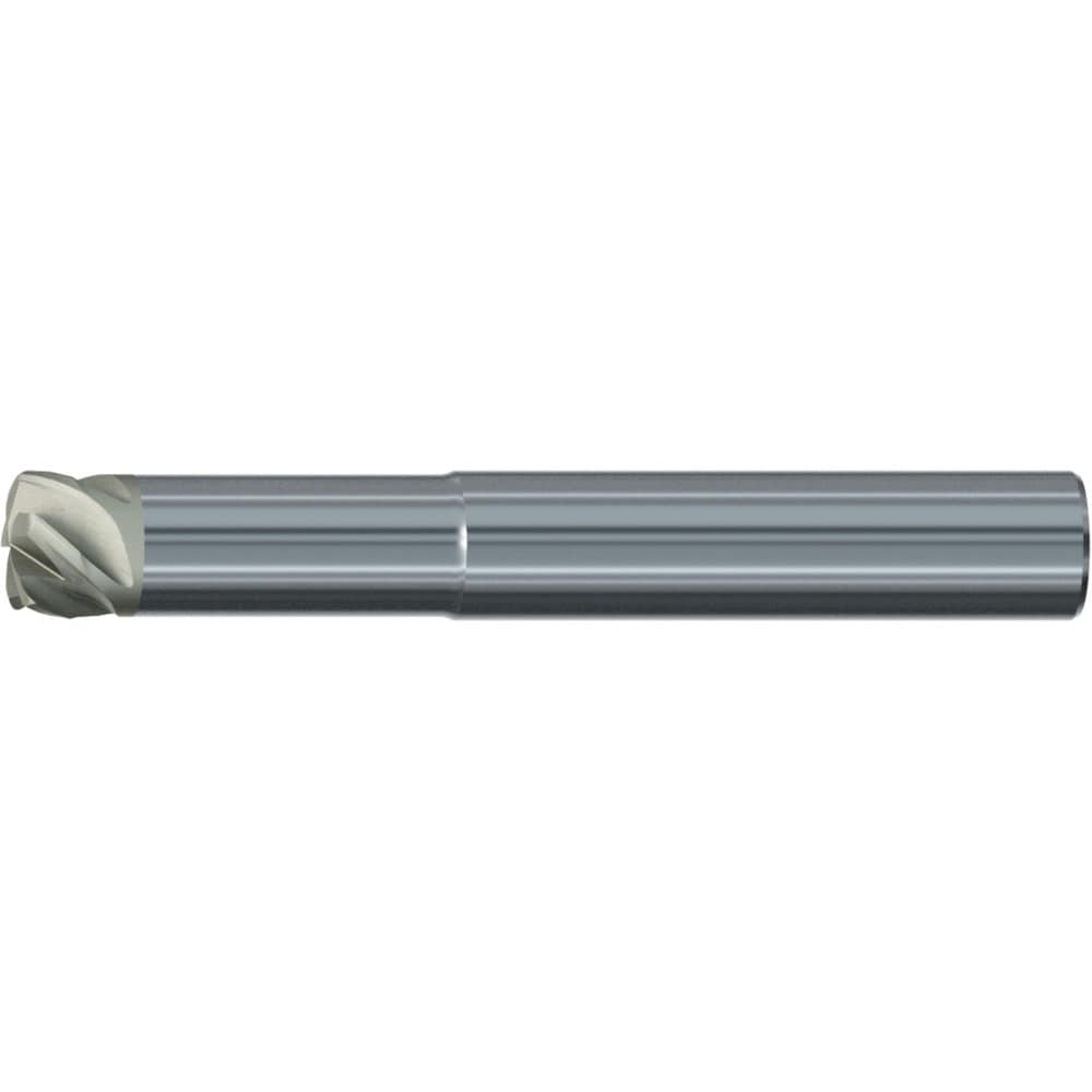 Corner Radius End Mill: 0.6250" Dia, 40.00 deg Helix, Series 3915