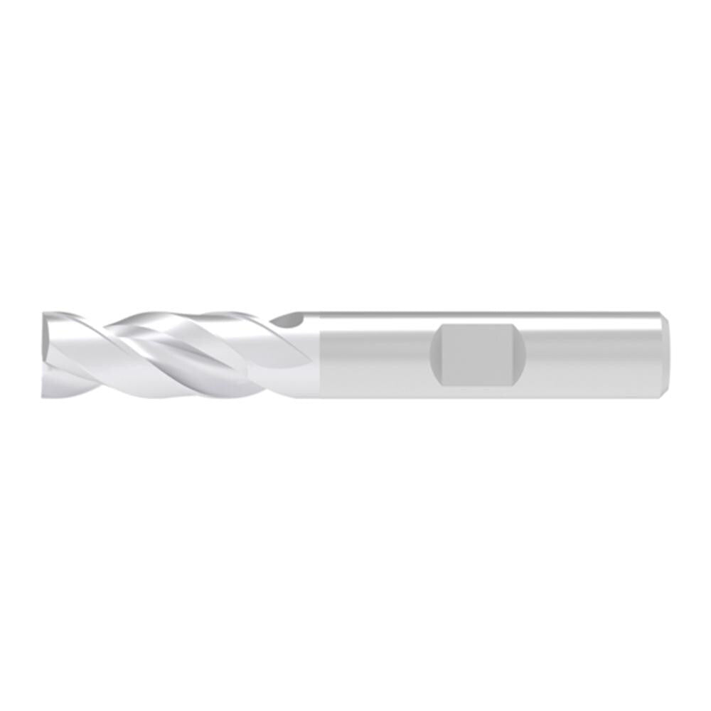 Corner Chamfer End Mill: 11.00 mm Dia, 26.00 mm LOC, 2 Flute, 0.10 mm Chamfer Width, Solid Carbide
