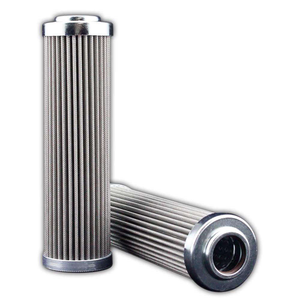 Replacement/Interchange Hydraulic Filter Element: Stainless Steel Fiber, 10 µ