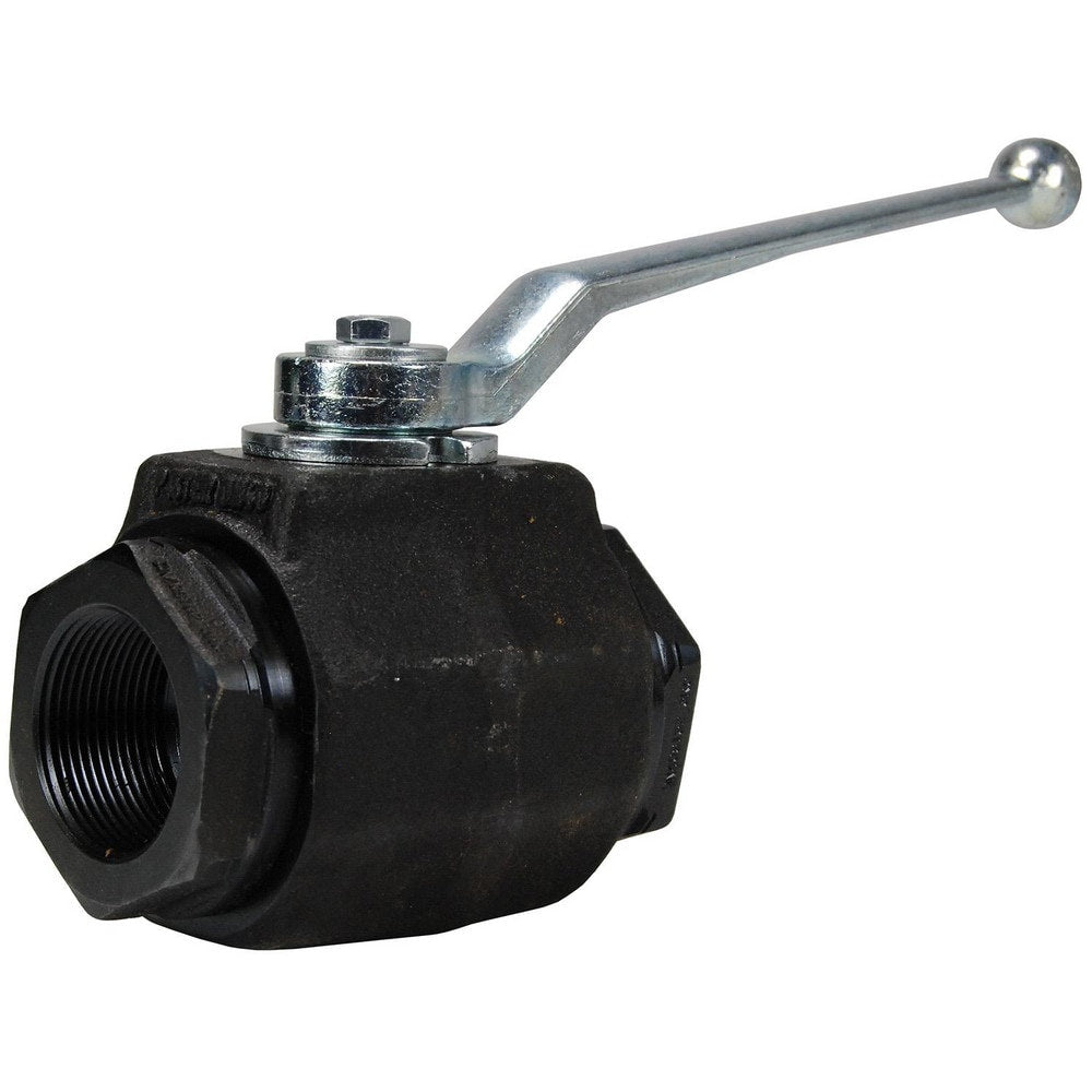 Full-Bore: 1/4" Pipe, Female x Female Port, Carbon Steel