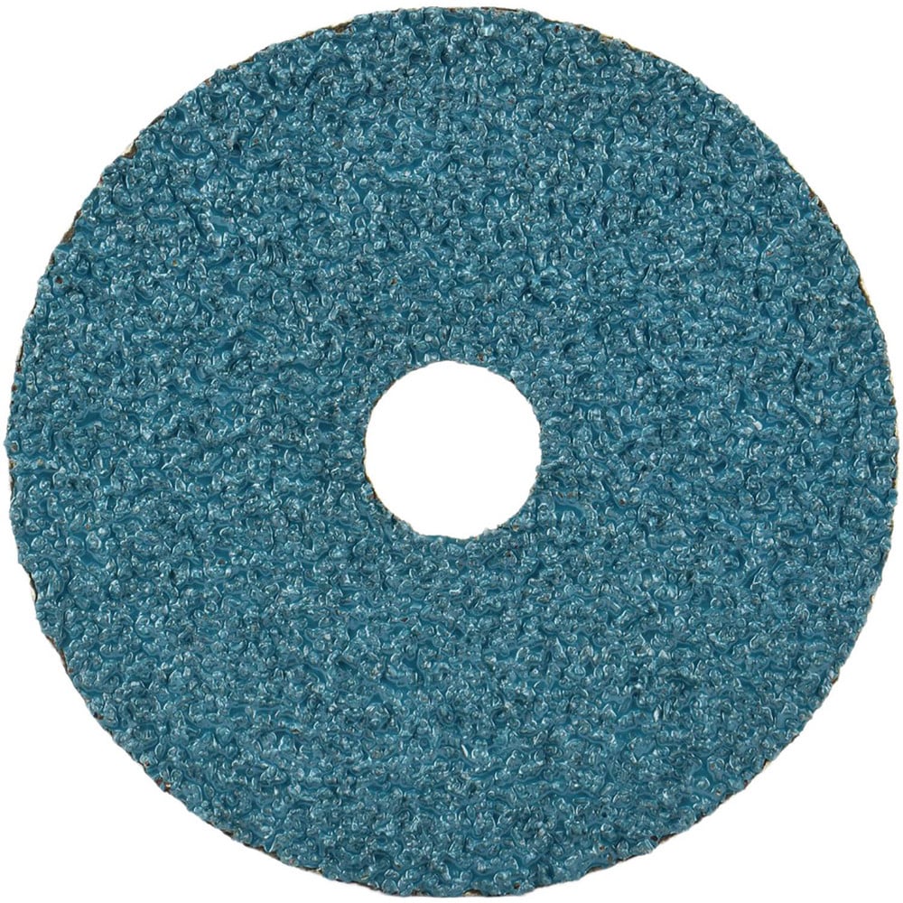 Fiber Disc: 4-1/2" Disc Dia, Arbor Hole, 60 Grit, Zirconia Alumina