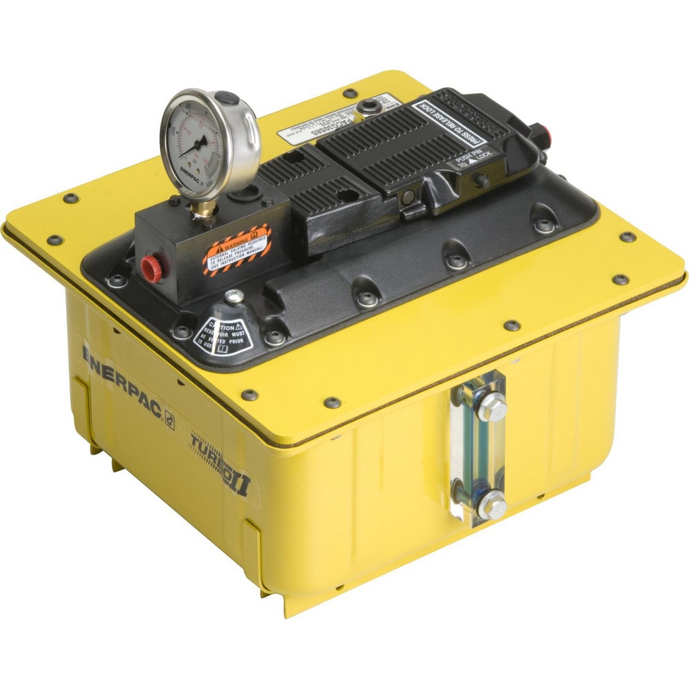 Power Hydraulic Pumps & Jacks; Type: Air Hydraulic Pump; 1st Stage Pressure Rating: 5000; 2nd Stage Pressure Rating: 5000; Pressure Rating (psi): 5000; Oil Capacity: 462 in³; Actuation: Air Compressor