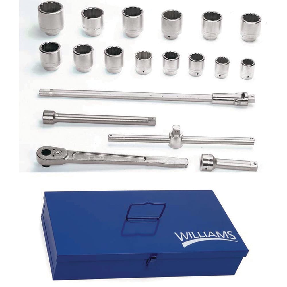 Shallow Socket Hand Socket: 1" Drive, 2-15/16" Socket, 12-Point
