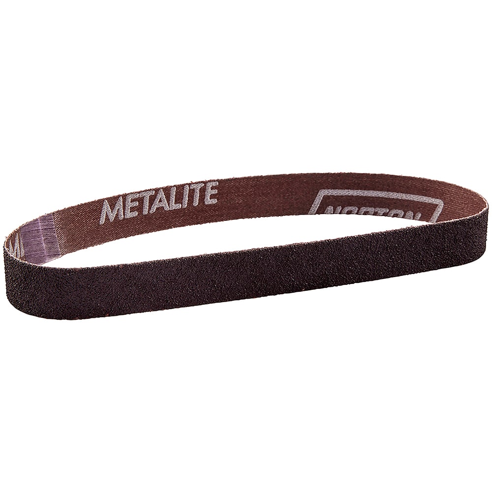 Abrasive Belt: 1/2" Wide, 24" OAL, 100 Grit, Aluminum Oxide