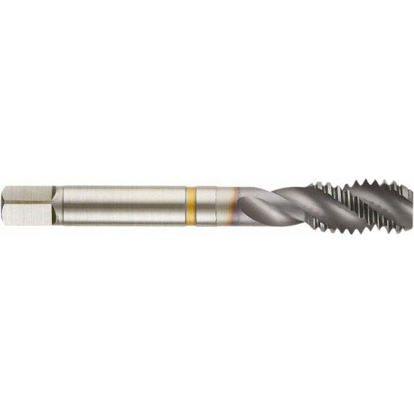 Spiral Flute Tap: M4x0.7, Metric, 3 Flute, Modified Bottoming, 6H Class of Fit, Cobalt, Ignator Finish
