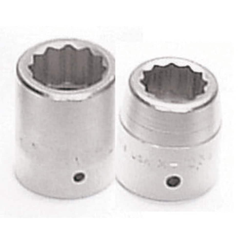 Standard Hand Socket: 1" Drive, 1-3/4" Socket, 12-Point
