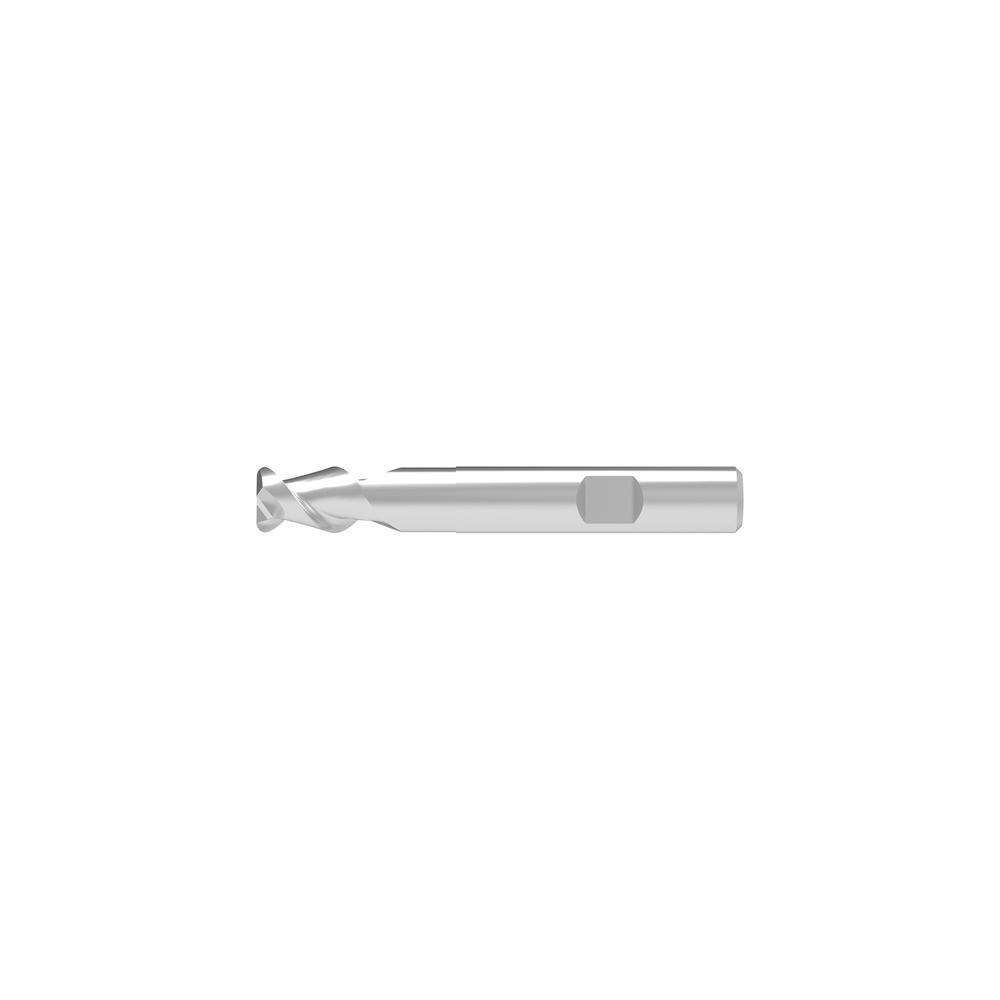 Corner Radius End Mill: 5.00 mm Dia, 8.00 mm LOC, 0.30 mm Radius, 2 Flute, Solid Carbide