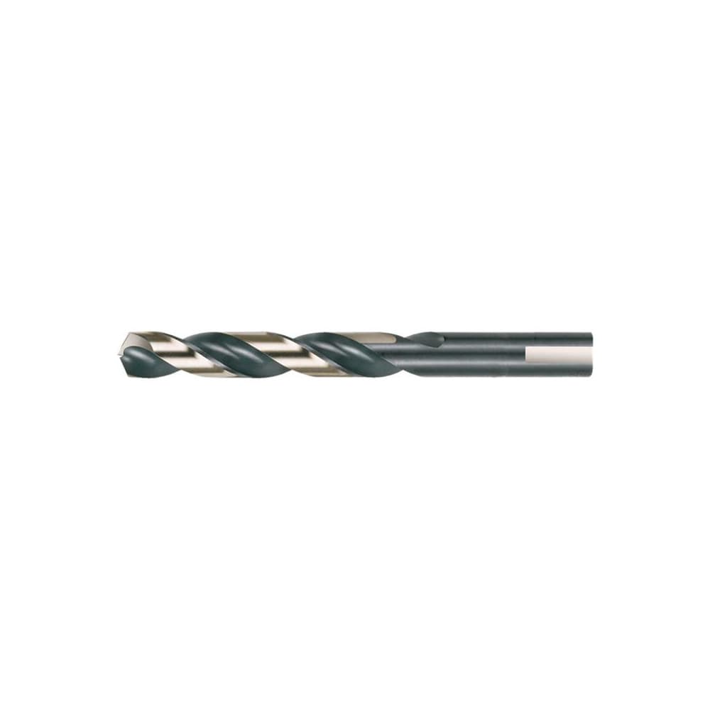 Mechanics Drill Bit: 9/64" Dia, 135 ° Point, High Speed Steel, Flat Shank, Split Point