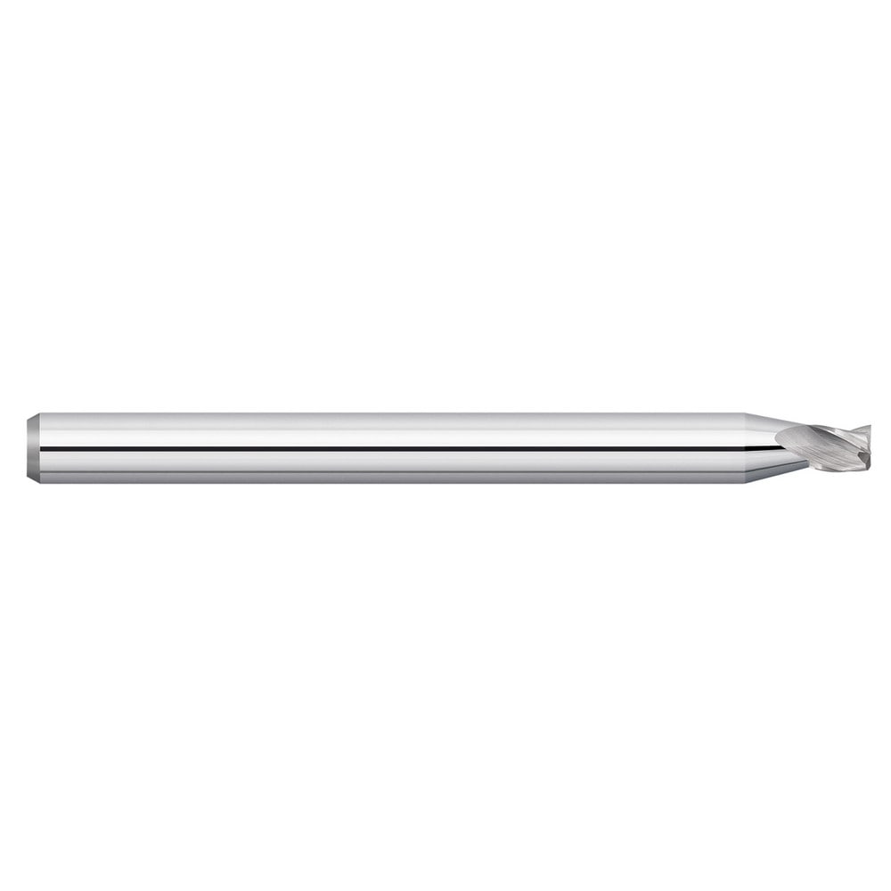 Square End Mill: 0.0500" Dia, 0.0750" LOC, 3 Flute, Solid Carbide