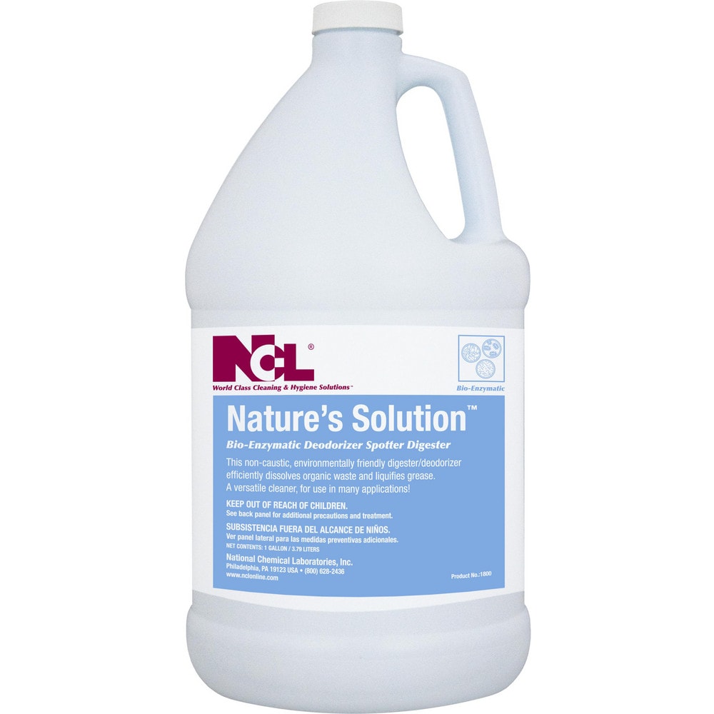 Bio-Enzymatic Deodorizer/Spotter/Digester: 1 gal, Plastic Bottle, No