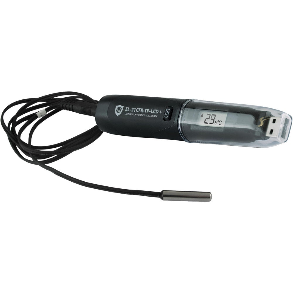Digital Thermometers & Probes; Accuracy: +/-0.1°C (0.2°F); Sensor Input: Thermistor; Minimum Temperature (Deg F - 3 Decimals): -40.000; Minimum Temperature (C - 2 Decimals): -40.00; Maximum Temperature (C): 125.00; Maximum Temperature (F) (