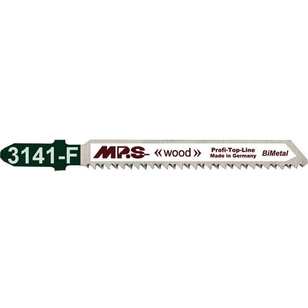 Jig Saw Blades; Blade Material: Bi-Metal; Blade Length (Inch): 3.149608; Blade Length (mm): 80.0000; Blade Width (Decimal Inch): 0.3150; Blade Thickness (Decimal Inch): 0.0500; Shank Type: T-Shank; Cutting Edge Style: Toothed
