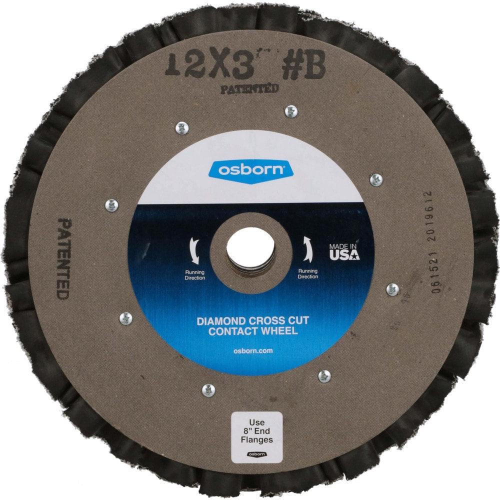 Contact Wheels; Contact Wheel Type: Drive Wheel; Hub Material: Aluminum; Hardness Rating: Medium; Outside Diameter: 6; Face Material: Rubber; Wheel Width: 1