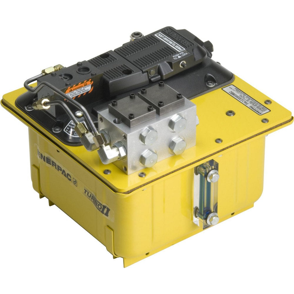 Power Hydraulic Pumps & Jacks; Type: Air Hydraulic Pump; 1st Stage Pressure Rating: 5000; 2nd Stage Pressure Rating: 5000; Pressure Rating (psi): 5000; Oil Capacity: 462 in³; Actuation: Air Compressor