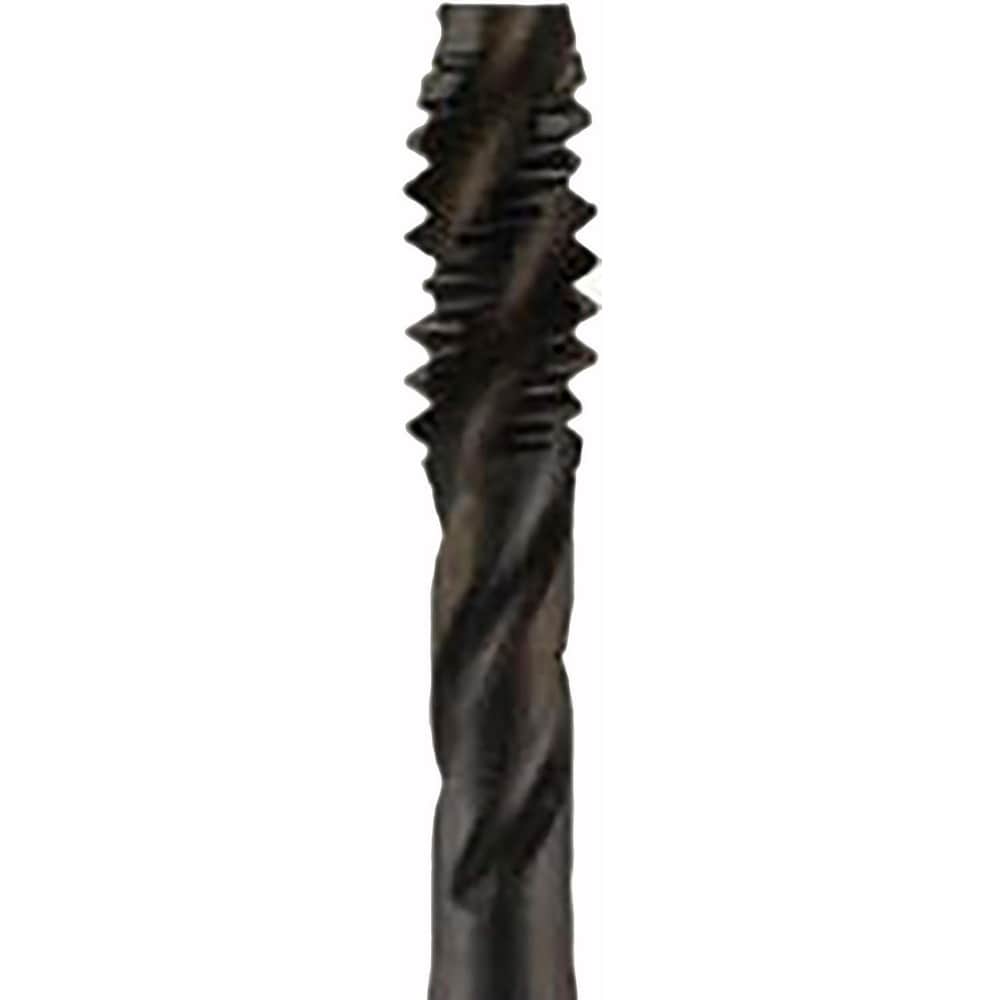 Spiral Flute Tap: UNF, 4 Flute, 1 - 2, 2B Class of Fit, Vanadium High-Speed Steel, Oxide Finish