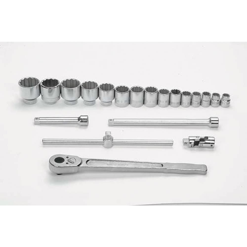 Standard Hand Socket: 3/4" Drive, 24.00 mm Socket, 12-Point