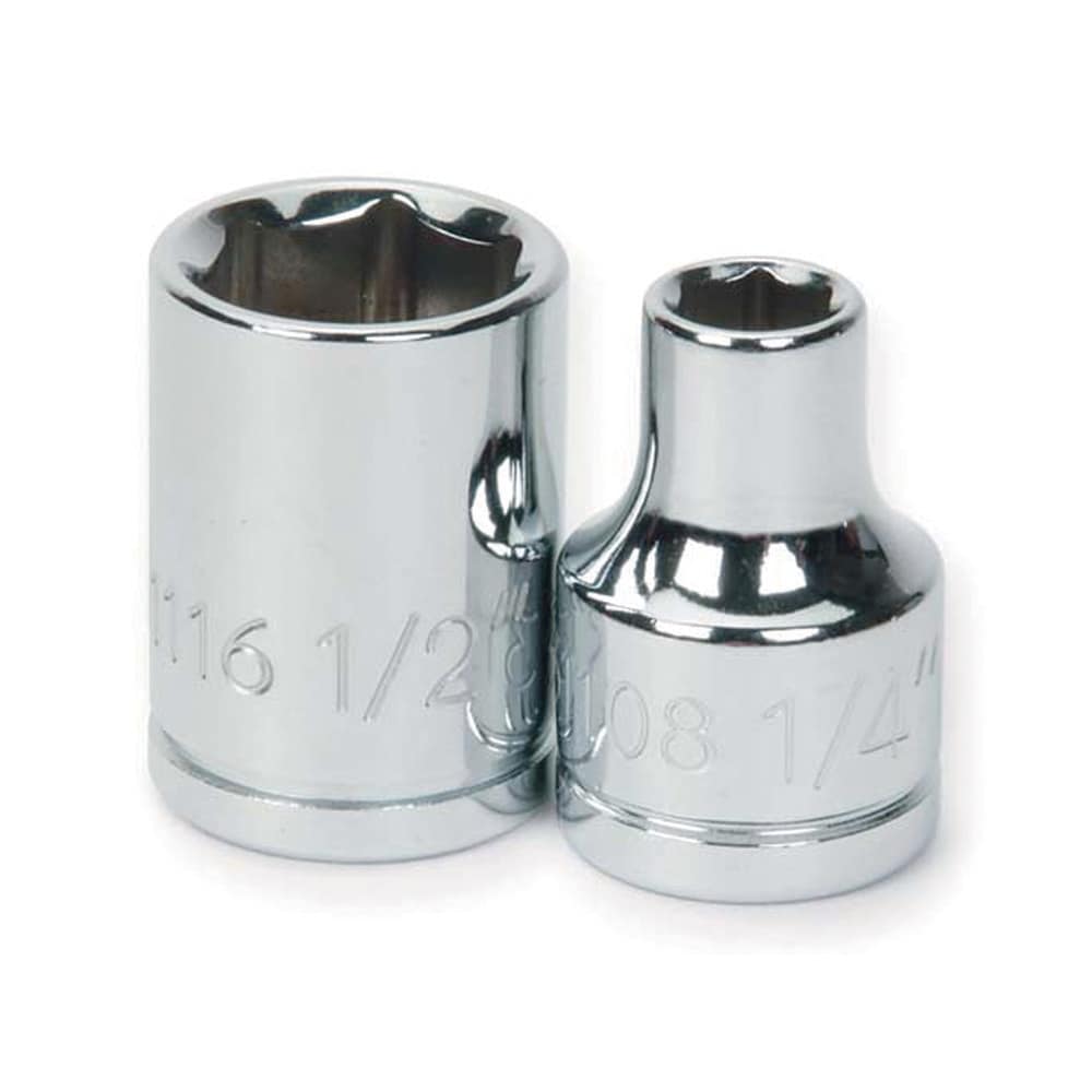Standard Hand Socket: 3/8" Drive, 22.00 mm Socket, 6-Point