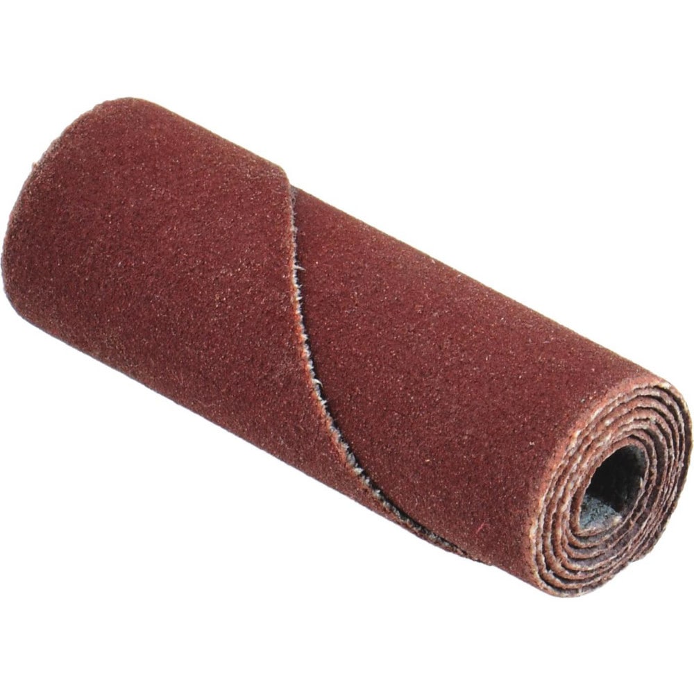 Straight Cartridge Roll: 3/8" Dia, 1" OAL, 50 N/A Aluminum Oxide