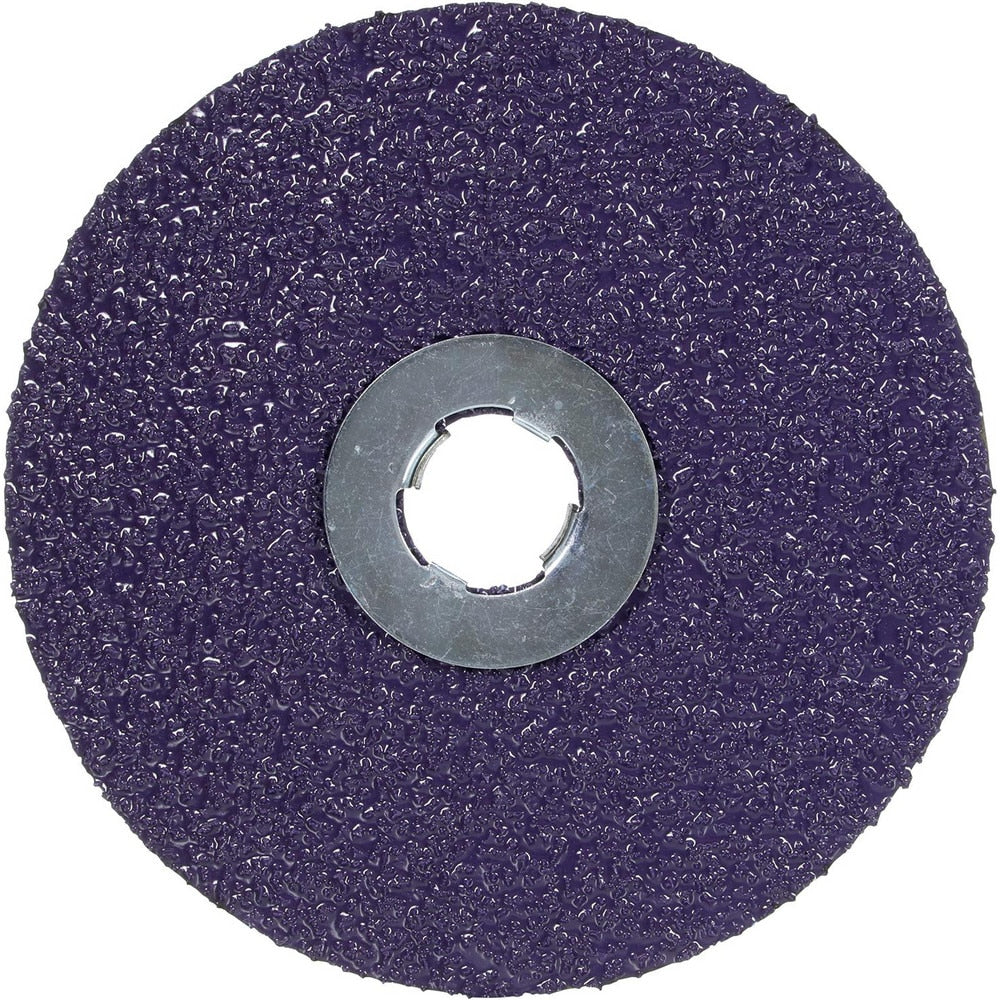 Fiber Disc: 5" Disc Dia, Quick Change GL, 36 Grit, Premium Ceramic Alumina