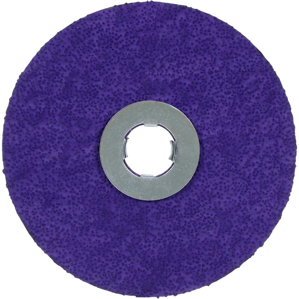 Fiber Disc: 5" Disc Dia, Quick Change GL, 36 Grit, Premium Ceramic Alumina