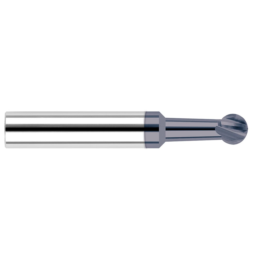 Undercutting End Mills; Mill Diameter (Decimal Inch): 0.5000; Mill Diameter (Inch): 1/2; Length Of Cut (Decimal Inch - 4 Decimals): 0.4270; Overall Length (Inch): 3; Radius: 0.2500; Number Of Flutes: 4; Neck Length (Decimal Inch): 0.3120; Neck Diameter (D