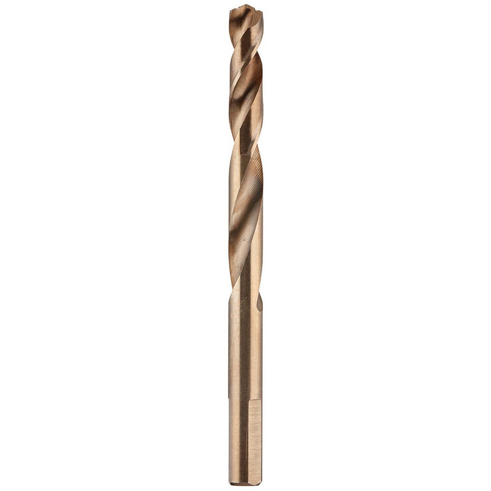 Mechanics Drill Bit: 0.3350" Dia, 135°, Cobalt, Hex Shank, Split Point