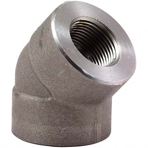 Black 45 ° Elbow: 1/8"