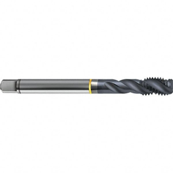 Spiral Flute Tap: UNF, 4 Flute, Modified Bottoming, 2B/3B Class of Fit, High-Speed Steel, Ignator Finish