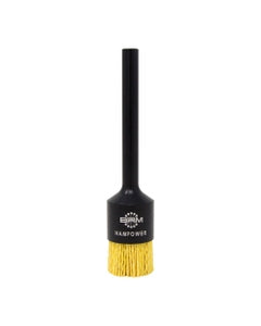 1″ Diameter × 3/8″ Shank Diameter × 3/4″ Trim Length, 0.040″ Abrasive Impregnated Bristle, Ceramic, AEB (Abrasive End Brush)