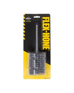 2 1/2″ Bore Diameter × 3″ Hone Length × 8″ Overall Length, 240 Grit, Zirconia Alumina #1549 - Standard Duty Flex-Hone