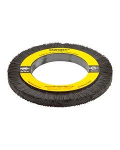 150 mm Diameter × 0.394″ Width, 600 Grit, Diamond, 0.012″ Crimped Bristle, Wheel Brush