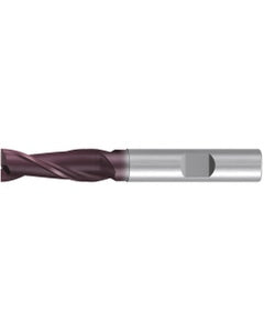 Square End Mill; 4 mm Dia. × 12 mm LOC × 6 mm Shank Dia. × 62 mm OAL ; 2 FL ; Carbide ; AlTiN ; Series 2515A