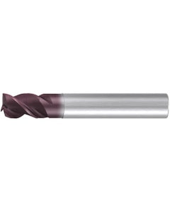 Square End Mill; 4.5 mm Dia. × 5 mm LOC × 6 mm Shank Dia. × 54 mm OAL ; 3 FL ; Carbide ; AlTiN ; Series 2516A