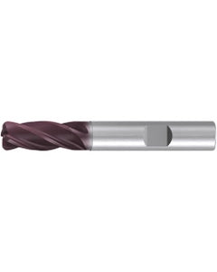 Square End Mill; 8 mm Dia. × 8 mm Shank Dia. × 63 mm OAL ; 4 FL ; Carbide ; AlTiN ; Series 2699A