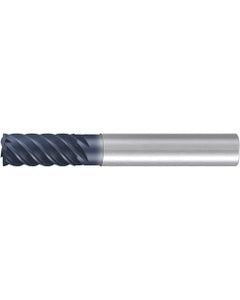 Square End Mill; 3/8″ Dia. × 7/8″ LOC × 3/8″ Shank Dia. × 2-3/4″ OAL ; 6 FL ; Carbide ; AlTiN ; Series 1827A