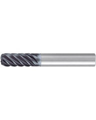 Corner Radius End Mill; 3/4″ Dia. × 1-1/2″ LOC × 3/4″ Shank Dia. × 4″ OAL ; 6 FL ; Carbide ; AlCr ; 0.03″ R
