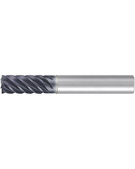 Square End Mill; 3/8″ Dia. × 7/8″ LOC × 3/8″ Shank Dia. × 2-3/4″ OAL ; 6 FL ; Carbide ; AlCr ; 0.008″ R