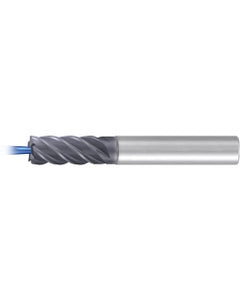 Square End Mill; 3/8″ Dia. × 7/8″ LOC × 3/8″ Shank Dia. × 2-1/2″ OAL ; 5 FL ; Carbide ; AlCr