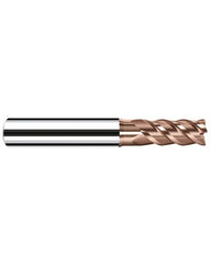1/4″ Cutting Dia. × 1/4″ Shank Dia. × 1/2″ LOC × 2-1/4″ OAL, 4 Flute, Carbide, Duro-Si, Square Endmill, HX-NVS