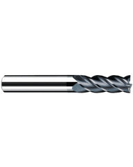 1/4″ Cutting Dia. × 1/4″ Shank Dia. × 3/4″ LOC × 2-1/2″ OAL, 4 Flute, Carbide, Polychrom, Square Endmill, Favora