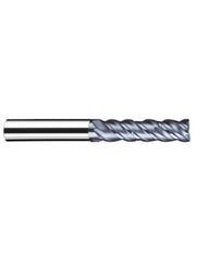 1/4″ Cutting Dia. × 1/4″ Shank Dia. × 3/4″ LOC × 2-1/2″ OAL, 4 Flute, Carbide, Polychrom, Square Endmill, NB-NVD