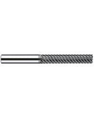 1/4″ Cutting Dia. × 1/4″ Shank Dia. × 1-3/8″ LOC × 3″ OAL, 5 Flute, Carbide, Polychrom, Square Endmill, E-Cut